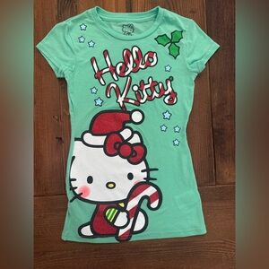 Hello Kitty Christmas T-shirt size M (7-8)